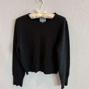 J. Crew Cashmere Classic Black Women's Sweater